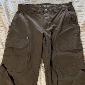 Duluth Trading Co Flex Fire Hose cargo pants 34x34 EUC